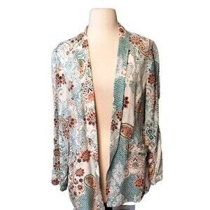 Chico's Blazer Open Front Jacket women’s Size 2p